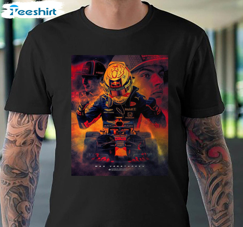 Max Verstappen Wins Shirt, F1 Racing Formula One Short Sleeve Tee Tops