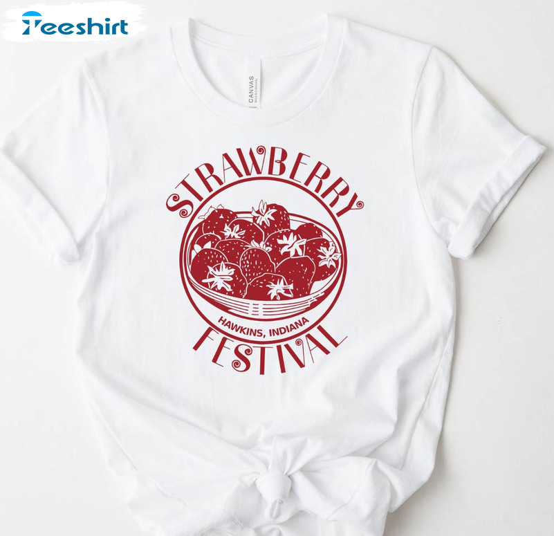 Strawberry Festival Vintage Shirt, Trending Long Sleeve Unisex Hoodie