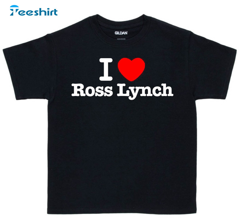 I Heart Love Ross Lynch Trendy Sweatshirt, Unisex Hoodie