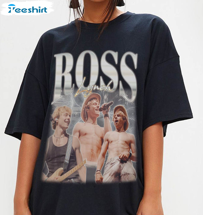 Ross Lynch Shirt , Lynch Pop Rock Band Trendy Crewneck Short Sleeve