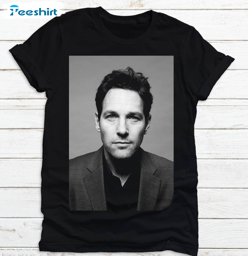 Paul Rudd American Actor Shirt, Vintage Tee Tops Short Sleeve