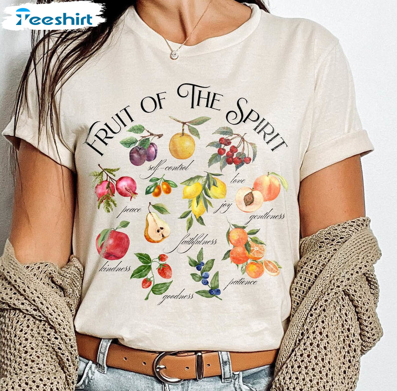 Fruit Of The Spirit Vintage Shirt, Christian Short Sleeve Unisex T-shirt