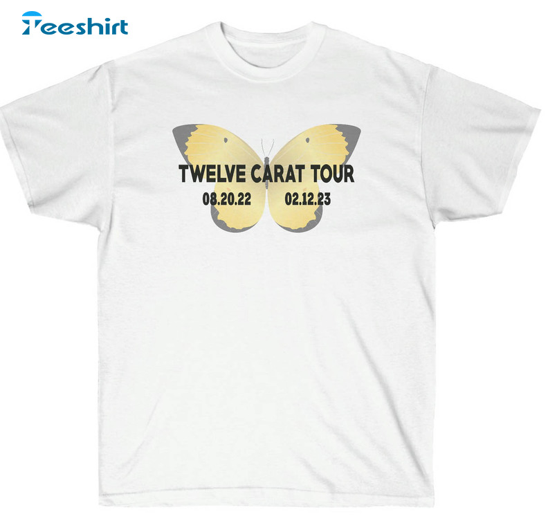 Post Malone Twelve Carat Tour Shirt, Trendy Post Malone Tee Tops Long Sleeve