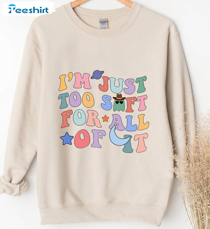 Too Soft For All Of It Shirt, Vintage Midnights Unisex Hoodie Crewneck