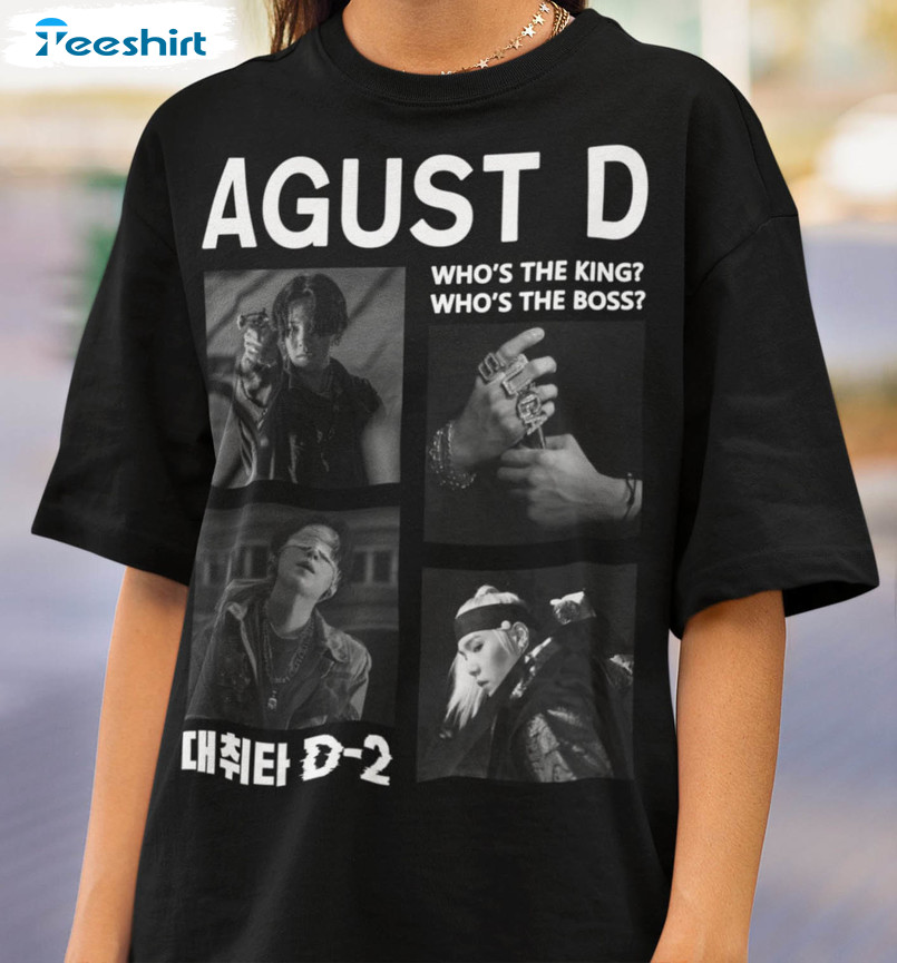 Agust D Shirt, Min Yoongi World Tour Unisex Hoodie Crewneck