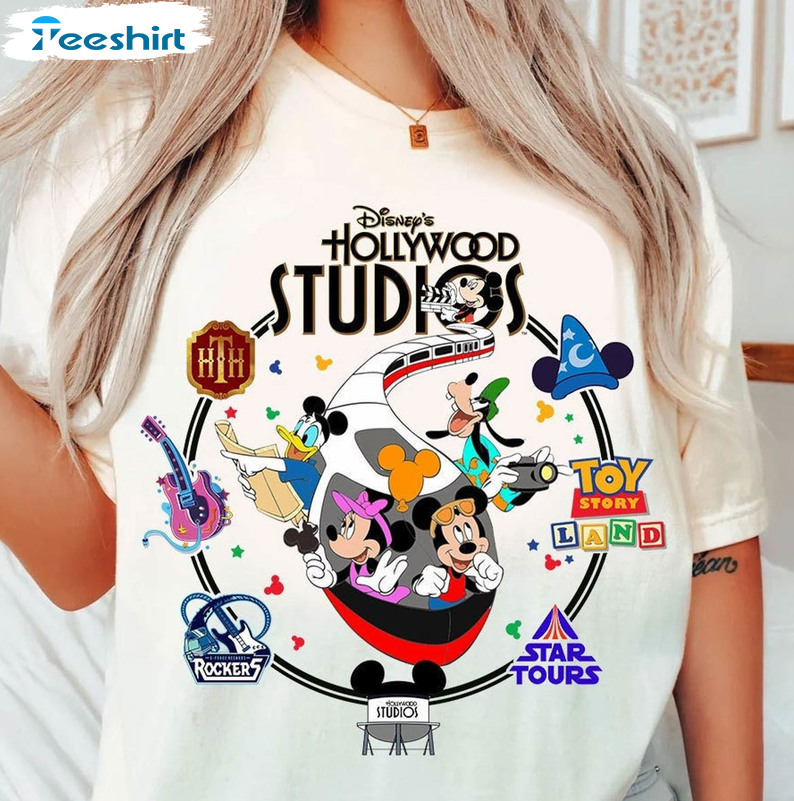 Disney Hollywood Studios Shirt, Mickey And Friends Funny Unisex T-shirt Crewneck