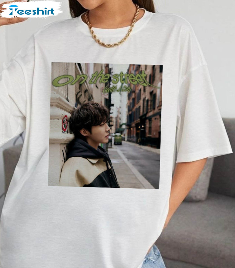 Jhope On The Street Sweatshirt, Bts Trendy Crewneck Unisex Hoodie