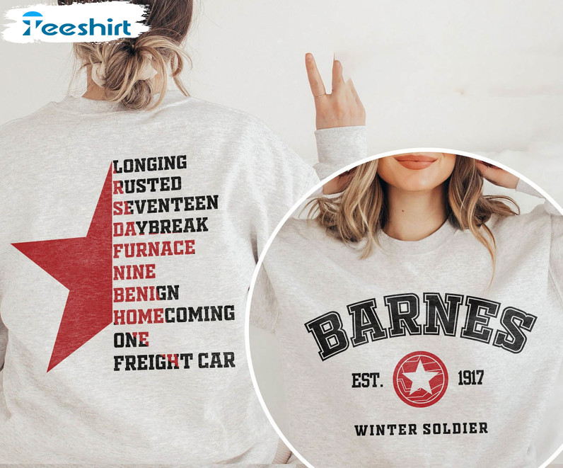 The Winter Soldier Code Shirt, Trendy Bucky Barnes Unisex T-shirt Long Sleeve