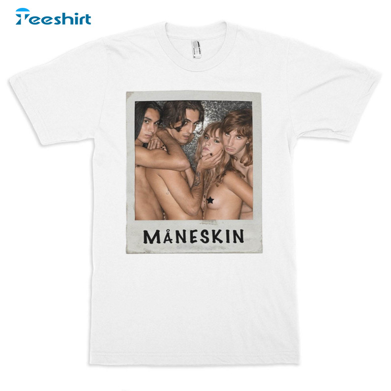 Maneskin Tour 2023 Shirt, Trendy Long Sleeve Unisex T-shirt