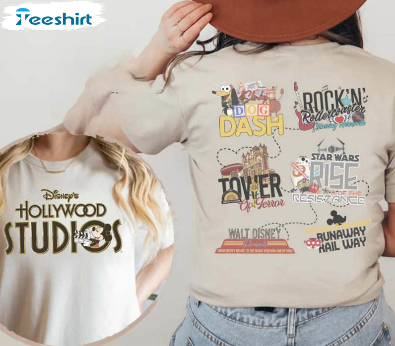 Hollywood Studios Shirt, Walt Disney World Vintage Long Sleeve Unisex T-shirt