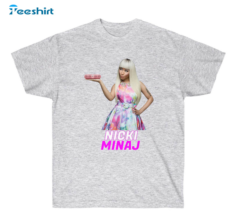 Nicki Minaj Trendy Shirt, Vintage Unisex Hoodie Short Sleeve