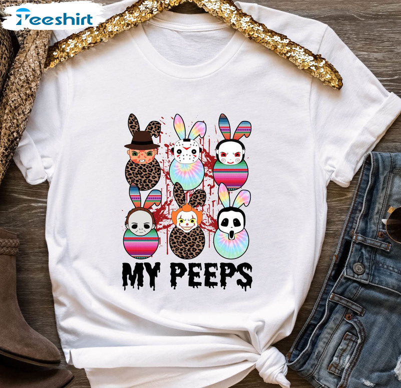 My Peeps Shirt, Horror Easter Unisex T-shirt Crewneck