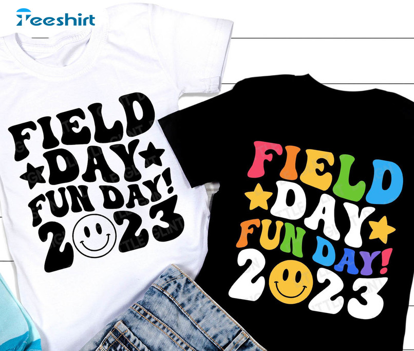 Field Day Fun Day Trendy Shirt, School Game Day Unisex T-shirt Tee Tops