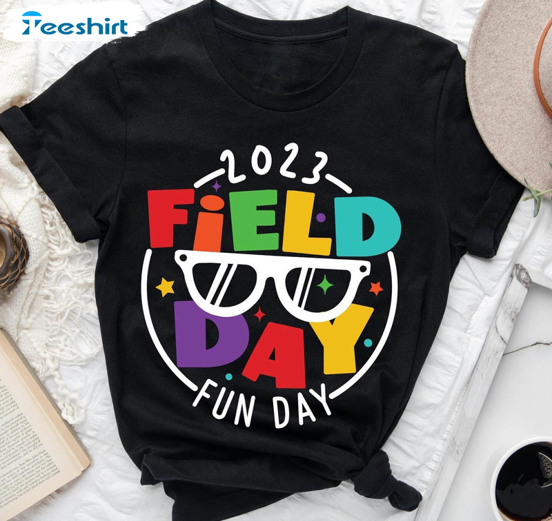 Field Day Fun Day Shirt, Field Trip Fun 2023 Matching Unisex Hoodie Crewneck