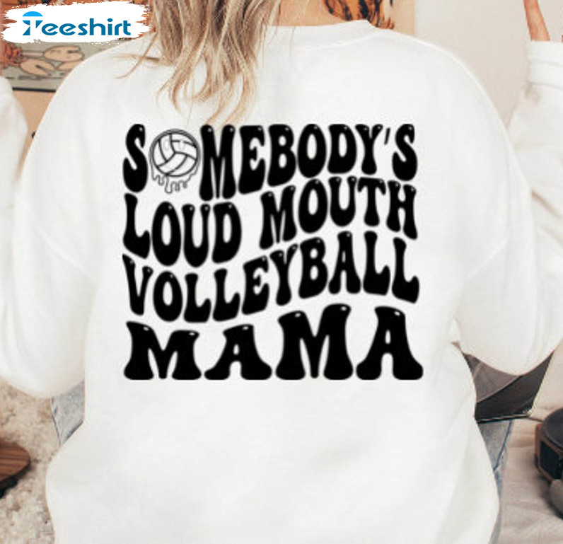 Volleyball Mama Sweatshirt, Game Day Long Sleeve Sweatshirt
