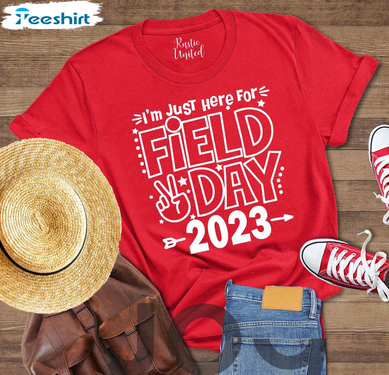 Im Just Here For Field Day Vintage Shirt, Field Day Fun Day Unisex T ...