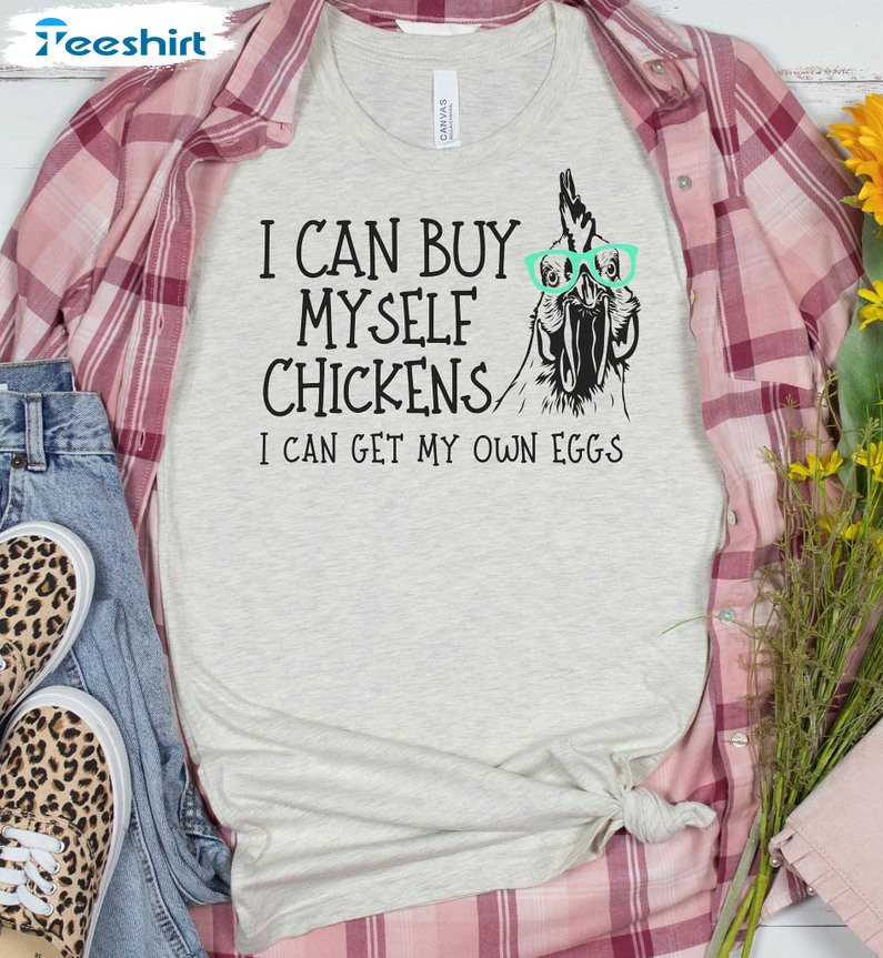 I Can Buy Myself Chickens Vintage Shirt, Local House Dealer Crazy Chicken Lady Tee Tops Short Sleeve