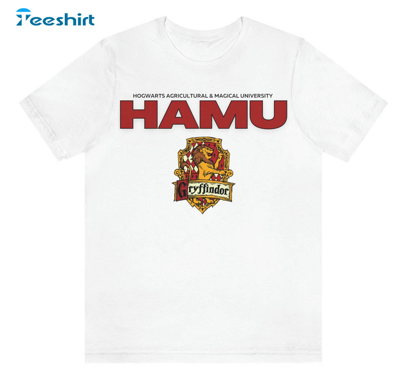 Hamu Gryffindor Shirt, Harry Potter Tee Tops Short Sleeve