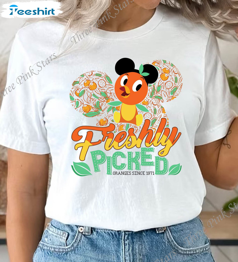 Funny Orange Bird Shirt , Freshly Picked Oranges Short Sleeve Long Sleeve