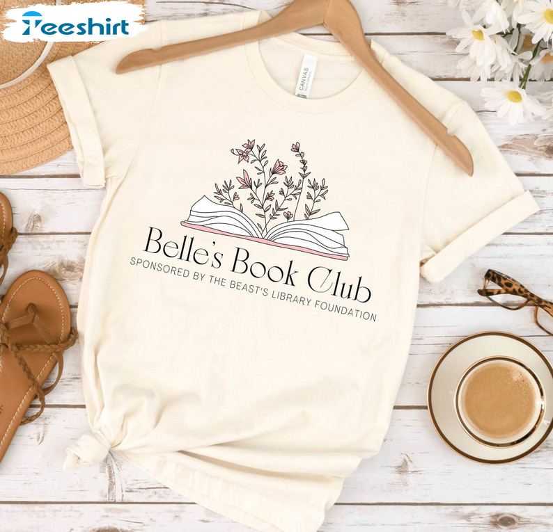 Belle's Book Shop Shirt, Disneyland Long Sleeve Tee Tops