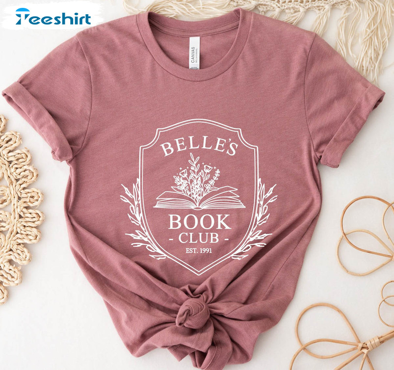 Beauty And The Beast Shirt, Belle's Book Shop Long Sleeve Unisex Hoodie