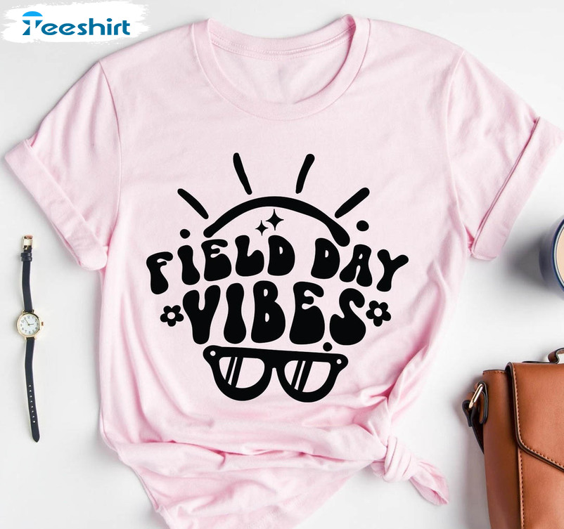 Field Day Vibes Cute Shirt, Students Matching Unisex T-shirt Long Sleeve