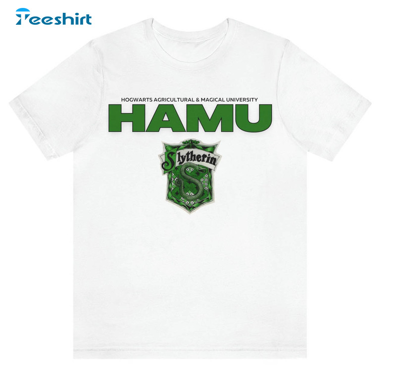 Hamu Slytherin Shirt, Harry Potter Short Sleeve Long Sleeve