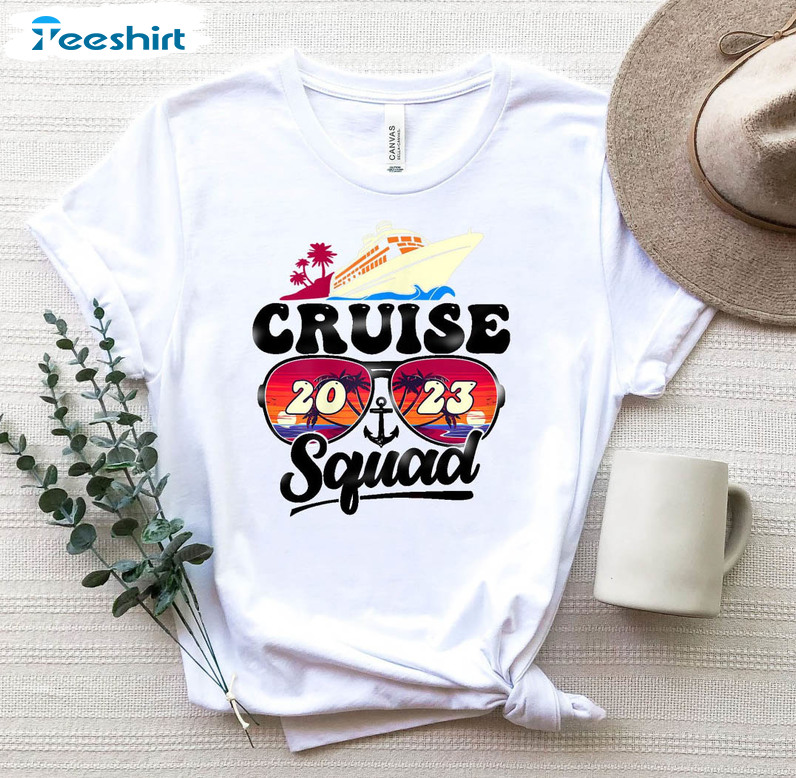 Cruise Squad 2023 Trendy Shirt, Family Matching Vacation Long Sleeve Unisex T-shirt