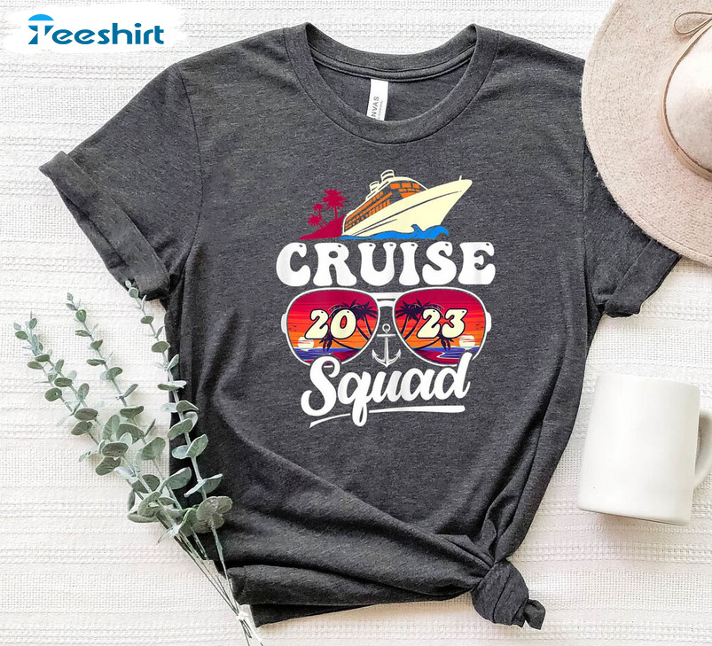 Cruise Squad 2023 Vintage Shirt, Family Matching Unisex T-shirt Tee Tops