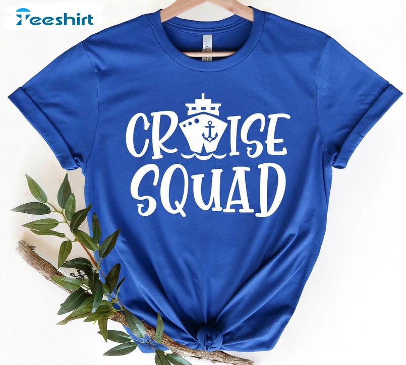 Cruise Squad Family Cruise Shirt, Family Matching Short Sleeve Tee Tops