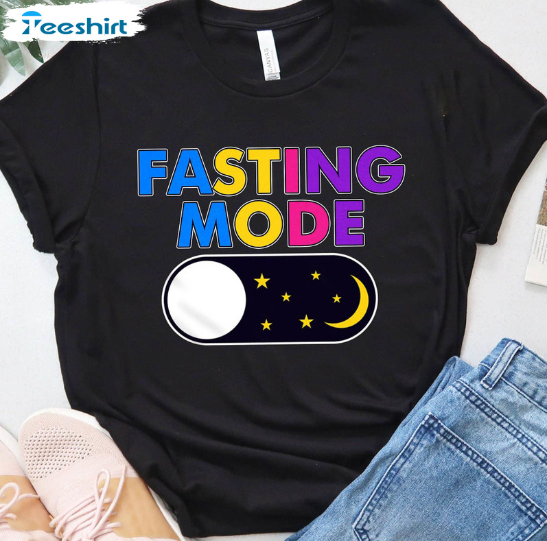 Fasting Mode On Ramadan Funyn Shirt, Muslim Eid Tee Tops Unisex Hoodie