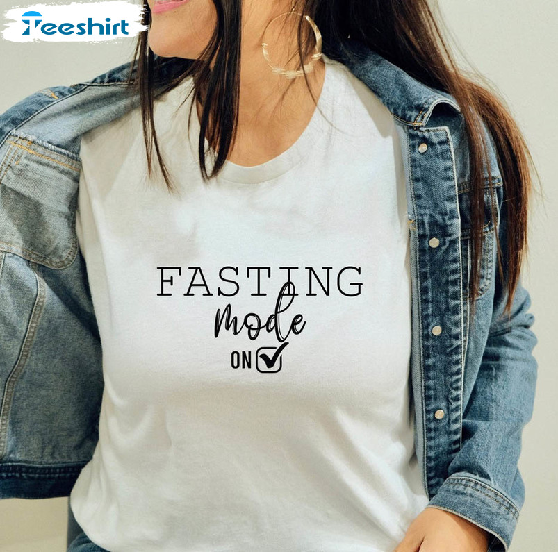 Fasting Mode On Trendy Shirt, Ramadan Unisex Hoodie Long Sleeve