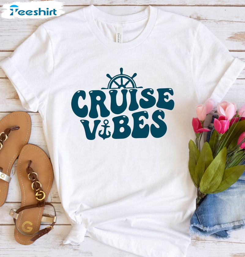 Cruise Vibes Trendy Shirt, Family Cruise 2023 Long Sleeve Unisex T-shirt