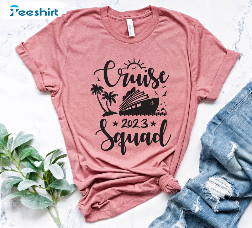 Family Cruise 2023 Shirt , Cruise Squad Matching Tee Tops Long Sleeve