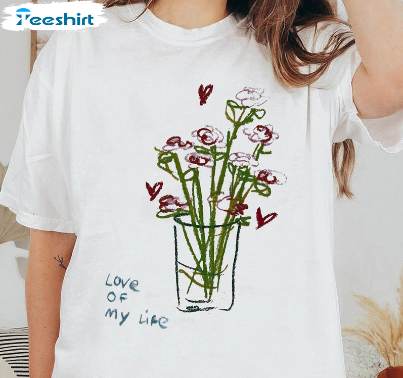 Harry Love Of My Life Shirt, Vintage Music Fan Lover Unisex T-shirt Long Sleeve