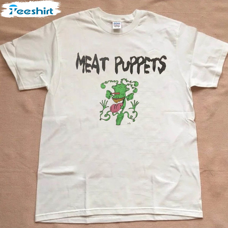 Meat Puppets Monster Shirt, Vintage Unisex T-shirt Short Sleeve
