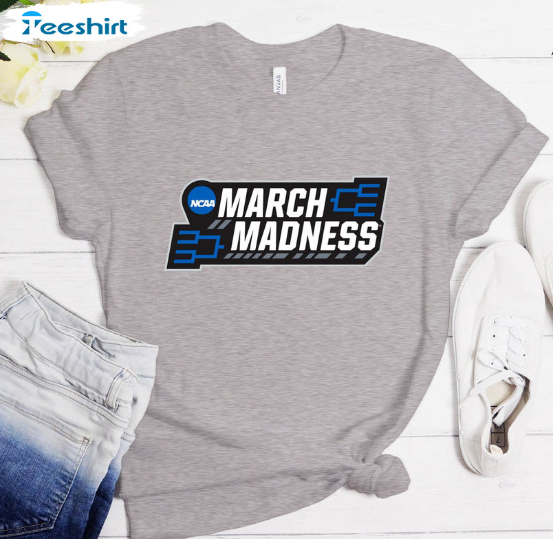 March Basketball Tournament Trendy Shirt, Cute Basketball Bracket Unisex T-shirt Long Sleeve