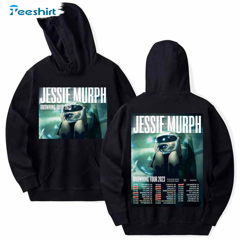 Jessie Murph Music Tour Shirt, Drowning Tour 2023 Unisex Hoodie Long Sleeve