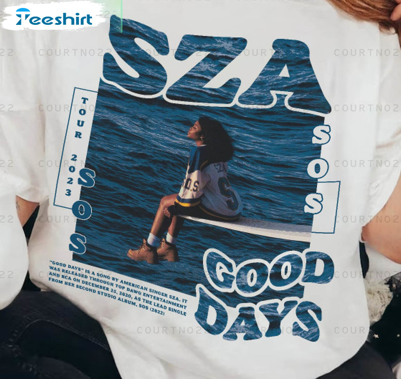 Retro Vintage Sza Shirt , Sza Sos Long Sleeve Short Sleeve