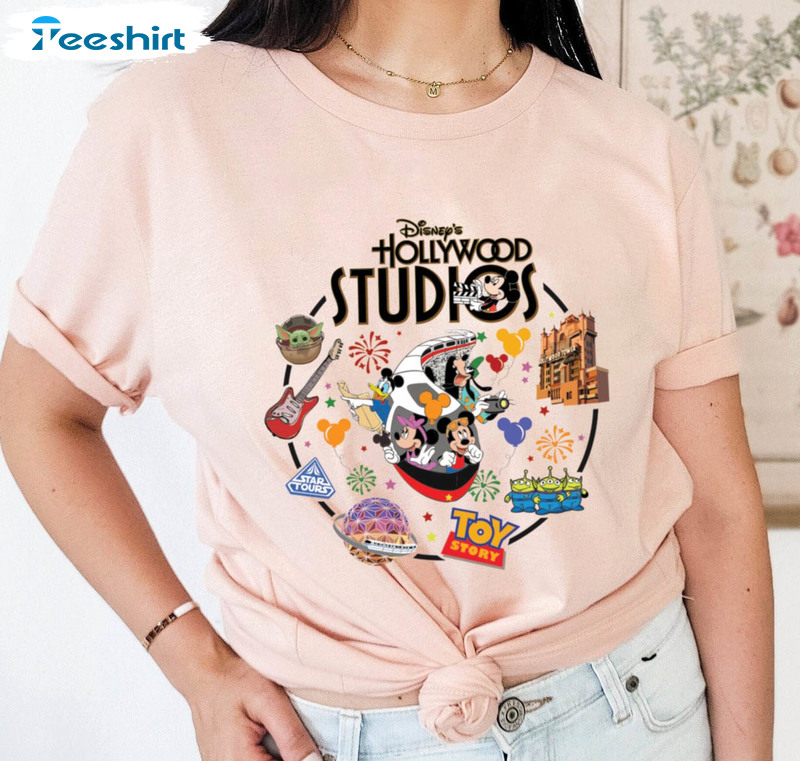 Disney Hollywood Studios Shirt, Vintage Universal Studio Tee Tops Unisex Hoodie