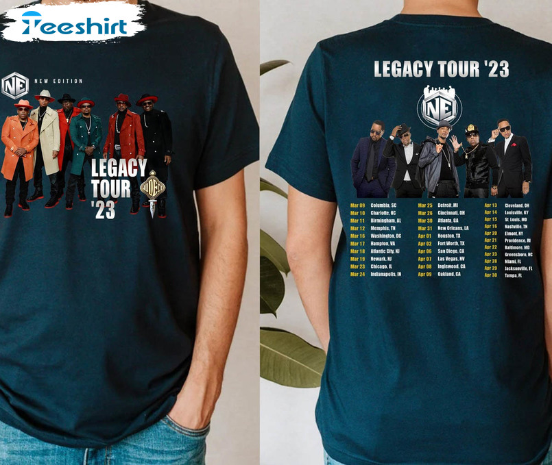 New Edition Legacy Tour 2023 Shirt, New Edition Sweater Unisex Hoodie