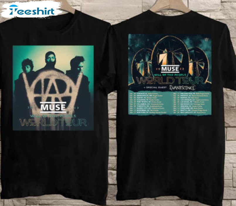 Muse Will Of The People Tour 2023 Shirt, Trendy Muse Tour Long Sleeve Long Sleeve