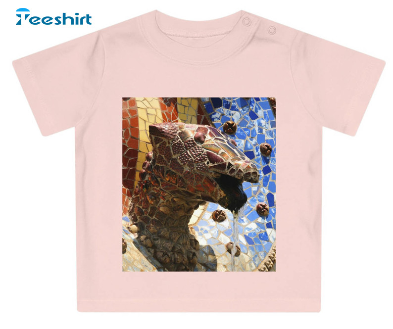 Images Of Gaudi And Tenerife Beach Shirt, Trendy Long Sleeve Unisex T-shirt