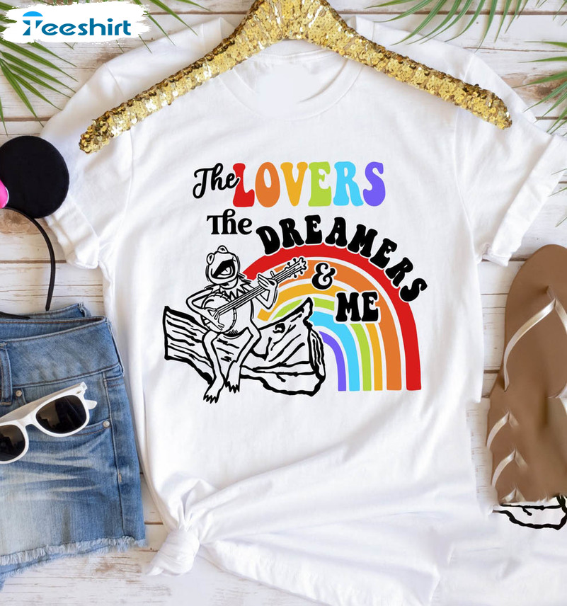 The Lovers The Dreamers And Me Shirt, Disney Long Sleeve Unisex Hoodie