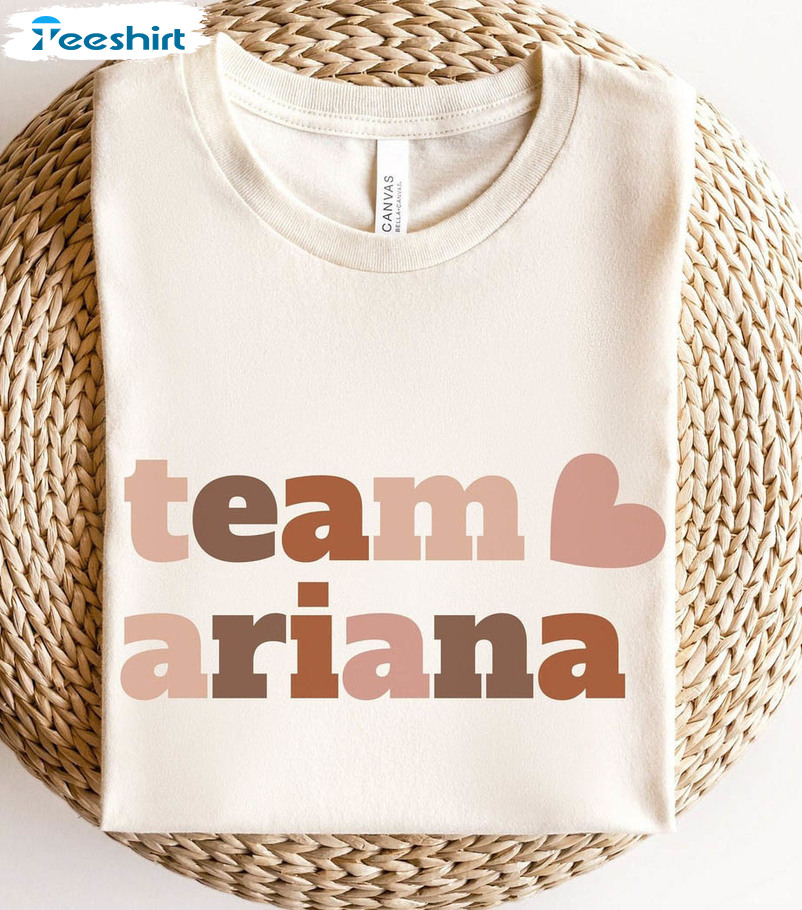 Team Ariana Vintage Shirt, Vanderpump Rules Tee Tops Short Sleeve