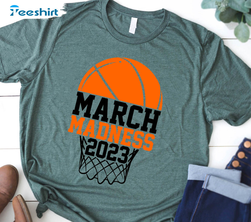 March Madness 2023 Trendy Shirt, Funny Basketball Short Sleeve Tee Tops