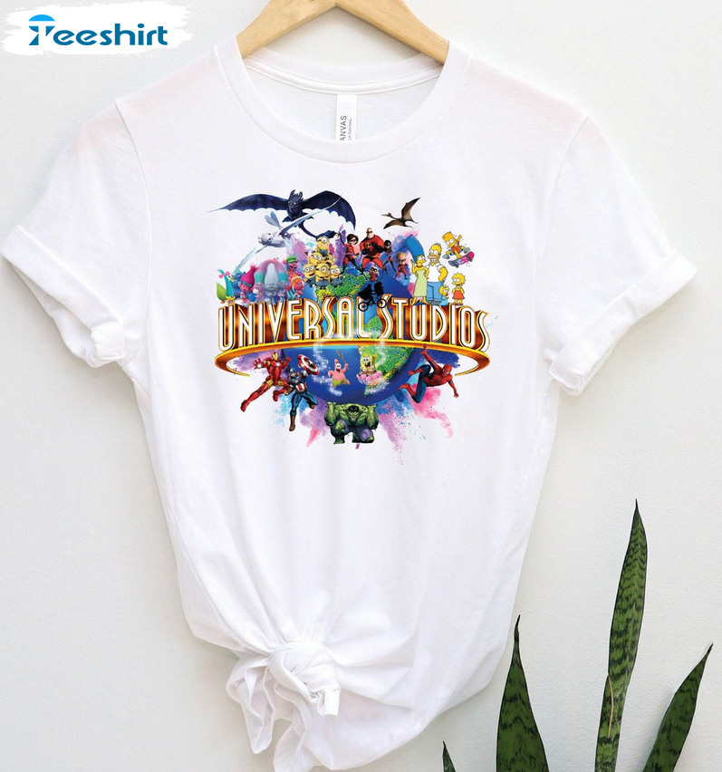Universal Studios Funny Shirt, Universal Group Long Sleeve Unisex Hoodie
