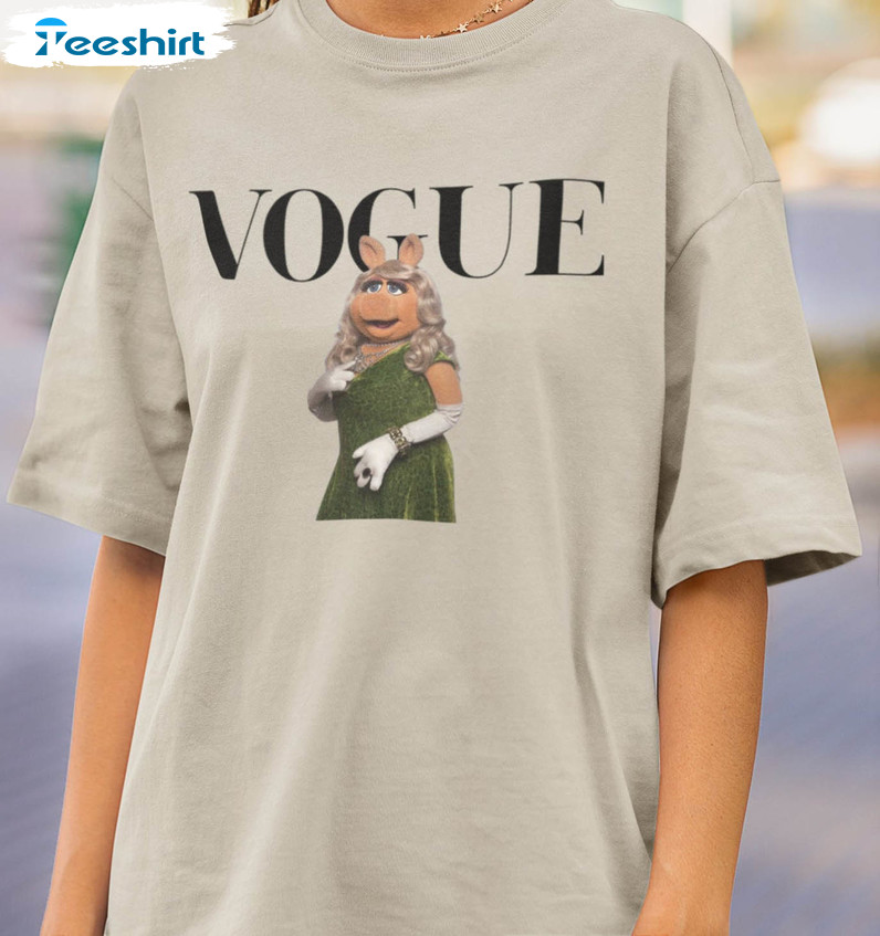 Vogue Miss Piggy Trendy Shirt, Piggy Trendy Unisex T-shirt Unisex Hoodie
