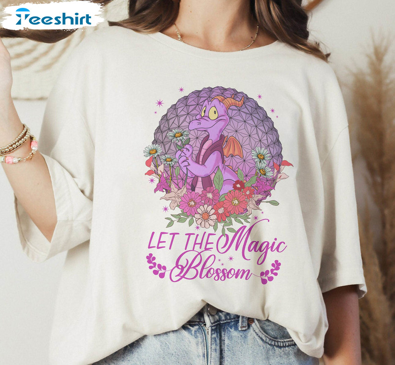 Let The Magic Blossom Disney Shirt, Vintage Epcot Flower And Garden Festival Long Sleeve Short Sleeve