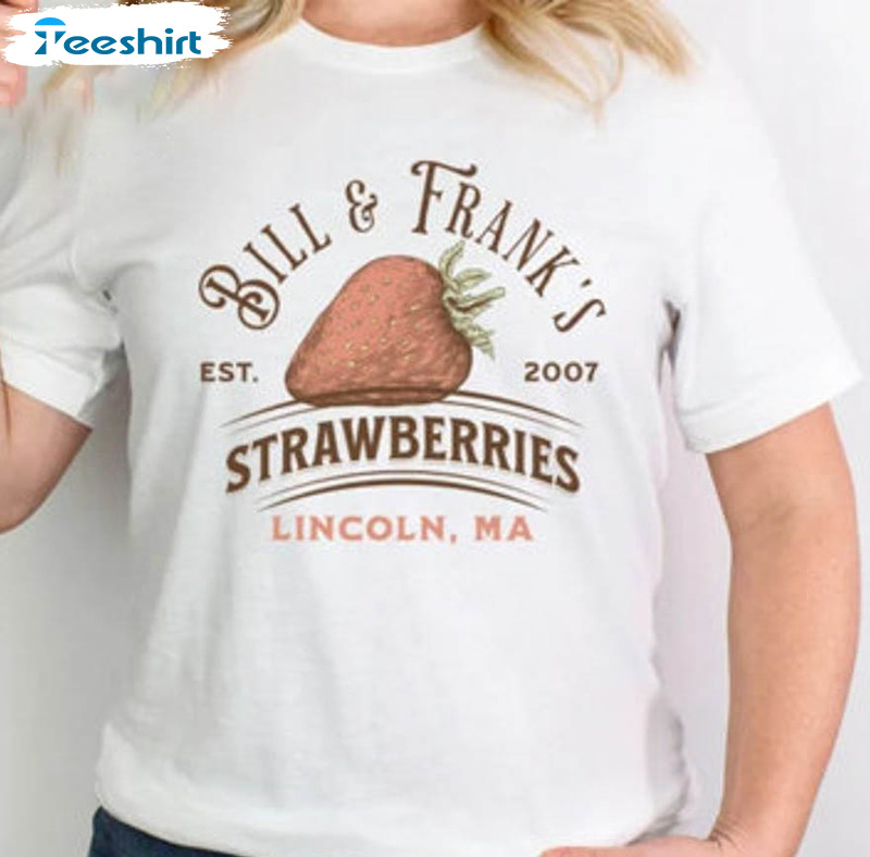 Bill And Frank Strawberry Shirt , Strawberries The Last Of Us Short Sleeve Tee Tops